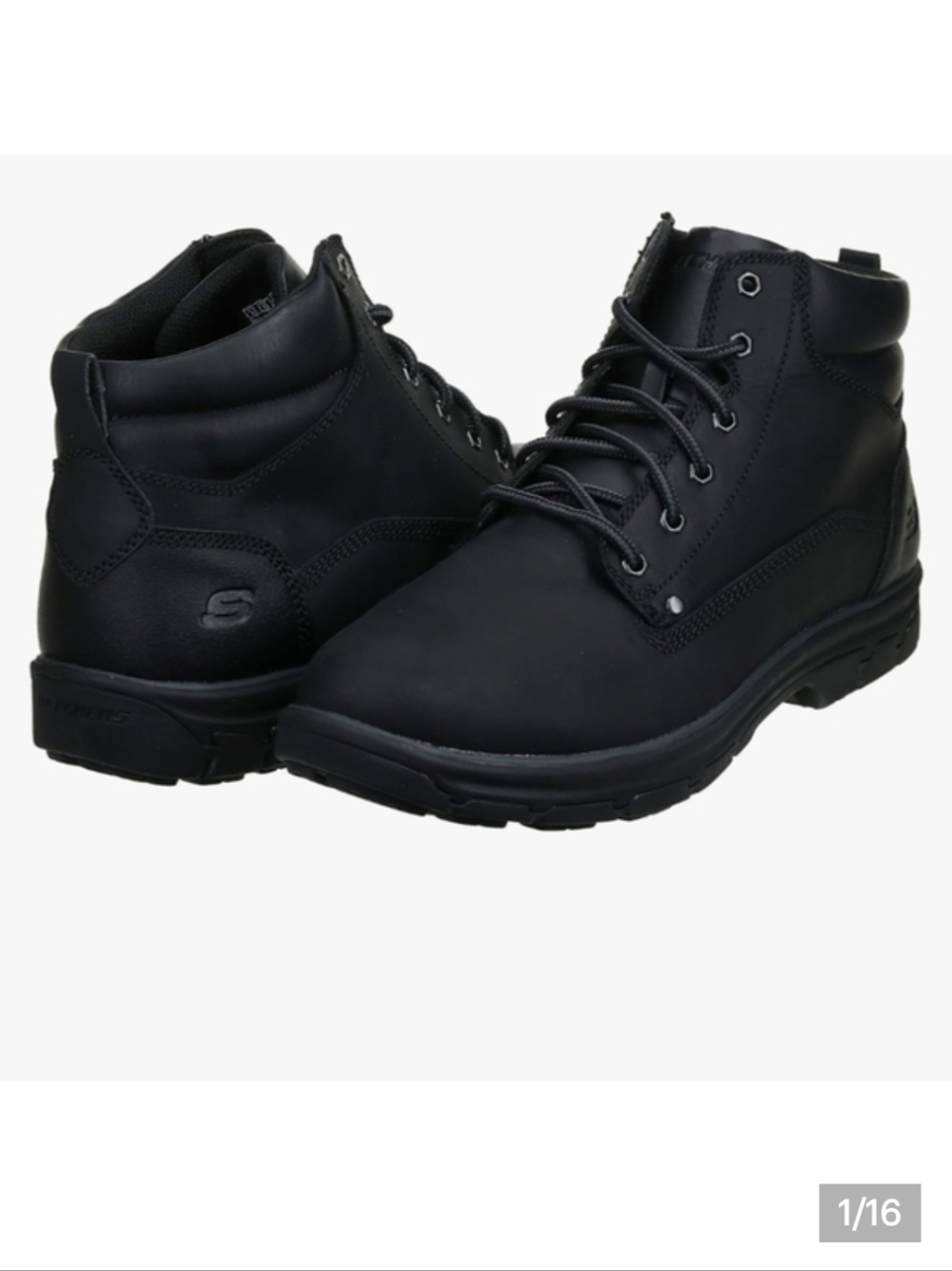 Skechers Mens Segment-garnet Hiking Boot Black Size 7